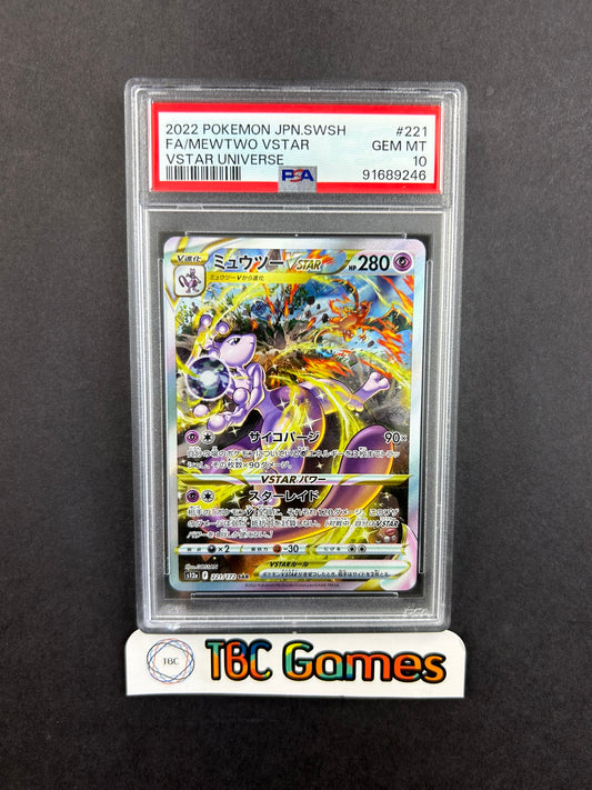 Mewtwo VSTAR Universe s12a 221/172 Japanese PSA 10