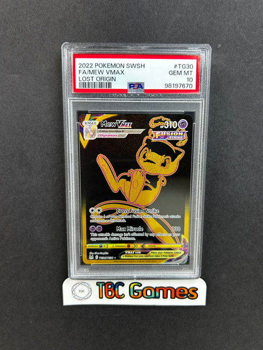 Mew VMAX Lost Origin TG30/TG30 PSA 10