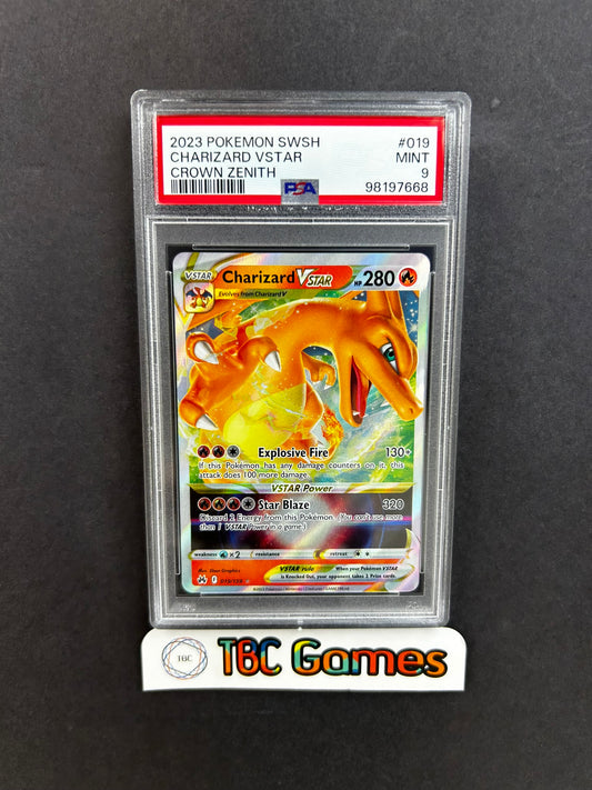 Charizard VSTAR Crown Zenith 019/159 PSA 9