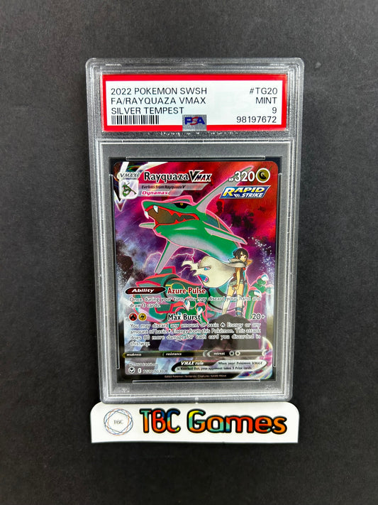 Rayquaza VMAX Silver Tempest TG20/TG30 PSA 9