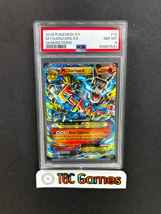 M Charizard EX Generations 12/83 PSA 8