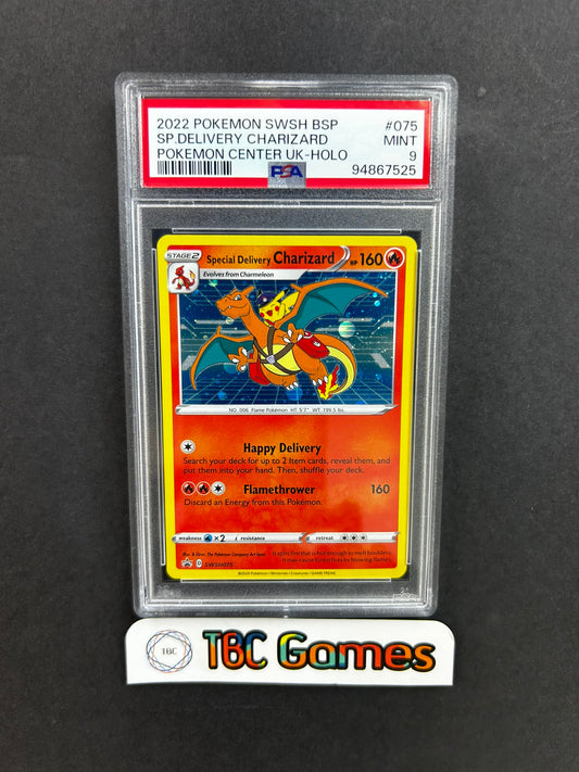 Special Delivery Charizard SWSH075 PSA 9