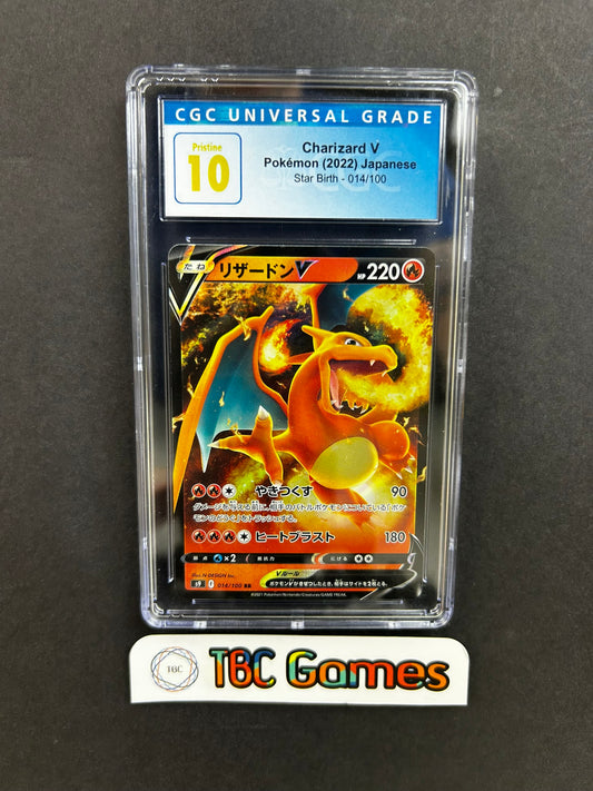 Charizard V Star Birth s9 014/100 Japanese CGC 10