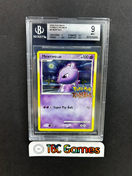 Mewtwo Rumble Promo Holo BGS 9