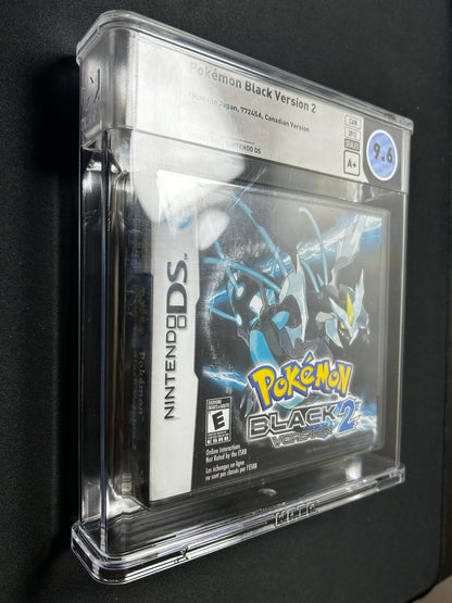 Pokemon Black Version 2 Nintendo DS Canadian Sealed A+ WATA 9.6