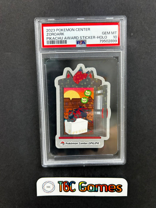 Zoroark Pikachu Award Delivery! Sticker Pokemon Center Japanese PSA 10