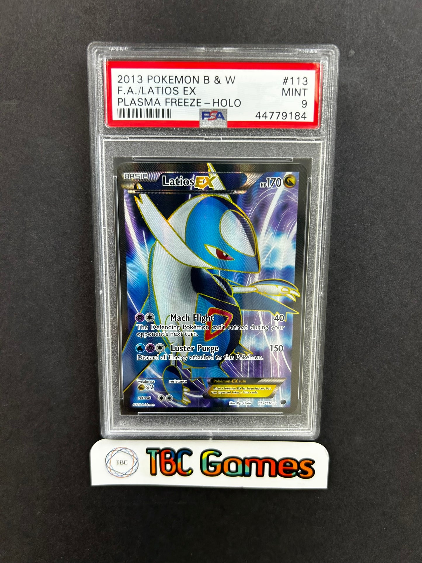 Latios EX Plasma Freeze 113/116 PSA 9