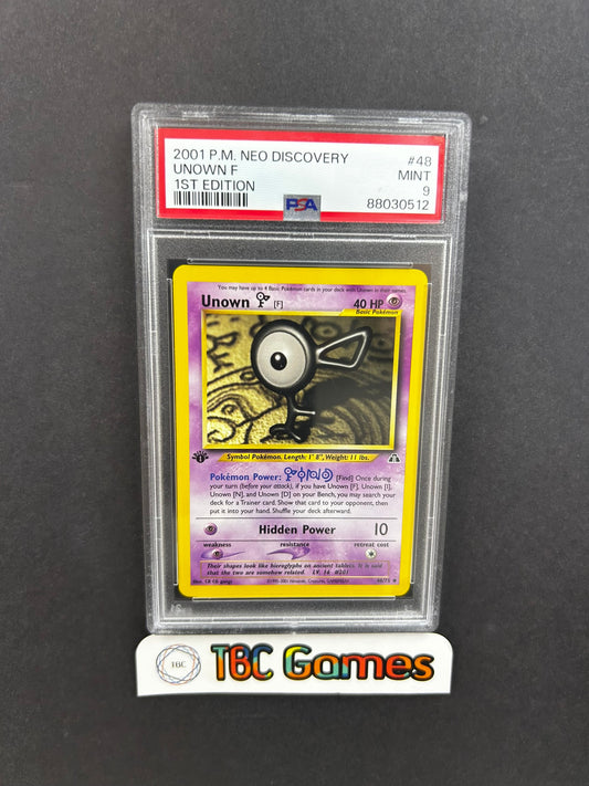 Unown Neo Discovery 1st Edition 48/75 PSA 9