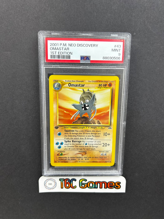 Omastar Neo Discovery 1st Edition 43/75 PSA 9