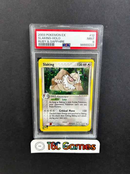 Slaking Ruby & Sapphire Holo 12/109 PSA 9