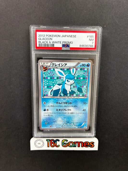 Glaceon Black & White Promo 185/BW-P Japanese PSA 7