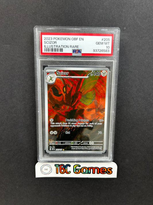 Scizor Obsidian Flames 205/197 PSA 10