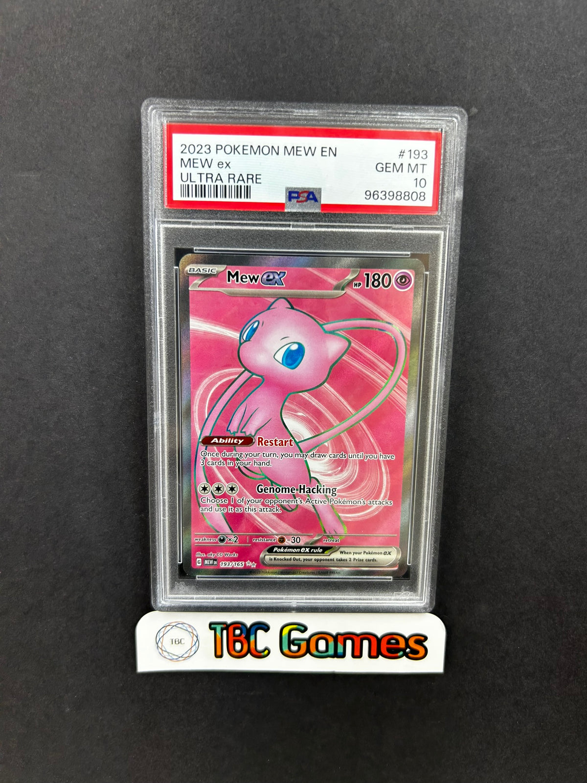 151 165 pokemon card Mew ex 193/165 PSA 10 – TBC Games Pokemon 151 Booster Bundle ex has been Knocked Sram's Expertise Device:iPhone 17 Pro Max