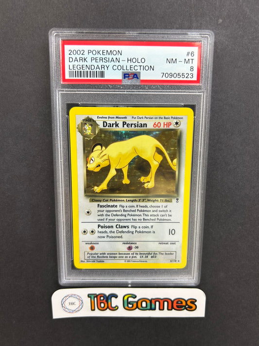 Dark Persian Legendary Collection Holo 6/110 PSA 8