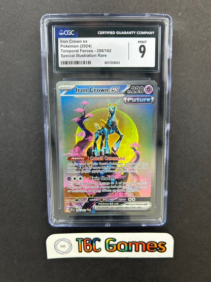 Iron Crown ex Temporal Forces SIR 206/162 CGC 9
