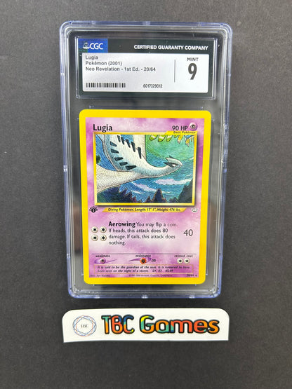 Lugia Neo Revelation 1st Edition 20/64 CGC 9