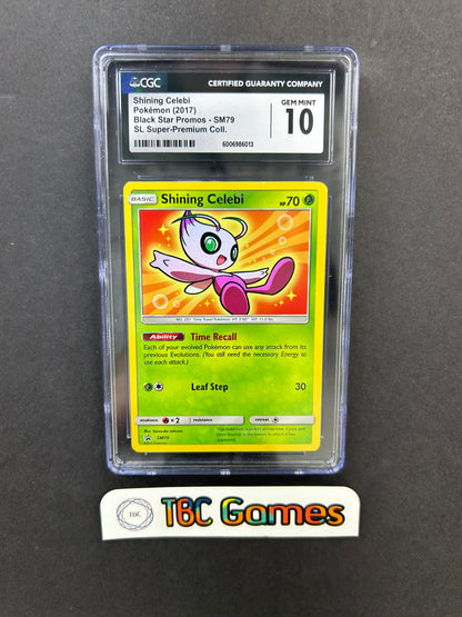 Shining Celebi Black Star Promo SM79 CGC 10
