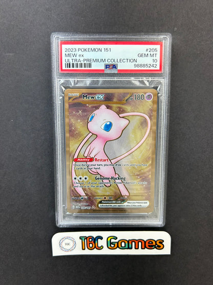 Mew ex 151 UPC Gold Metal 205/165 PSA 10