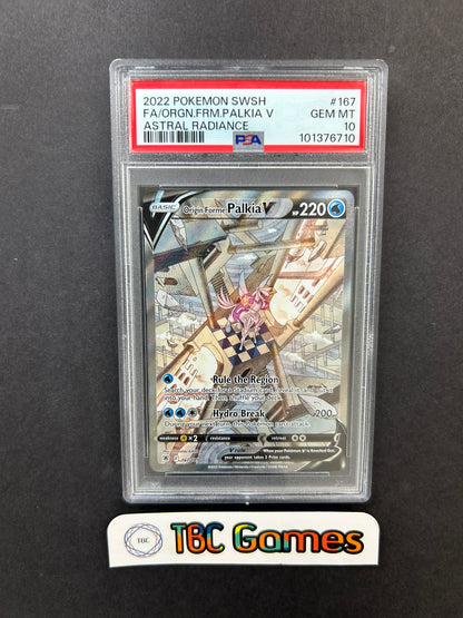 Origin Forme Palkia V Astral Radiance Alt Art 167/189 PSA 10