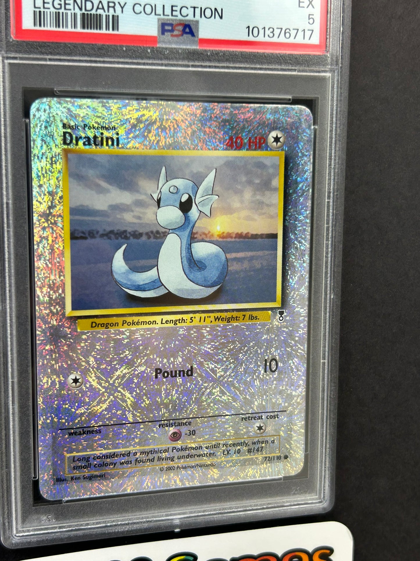 Dratini Legendary Collection Reverse Holo 72/110 PSA 5