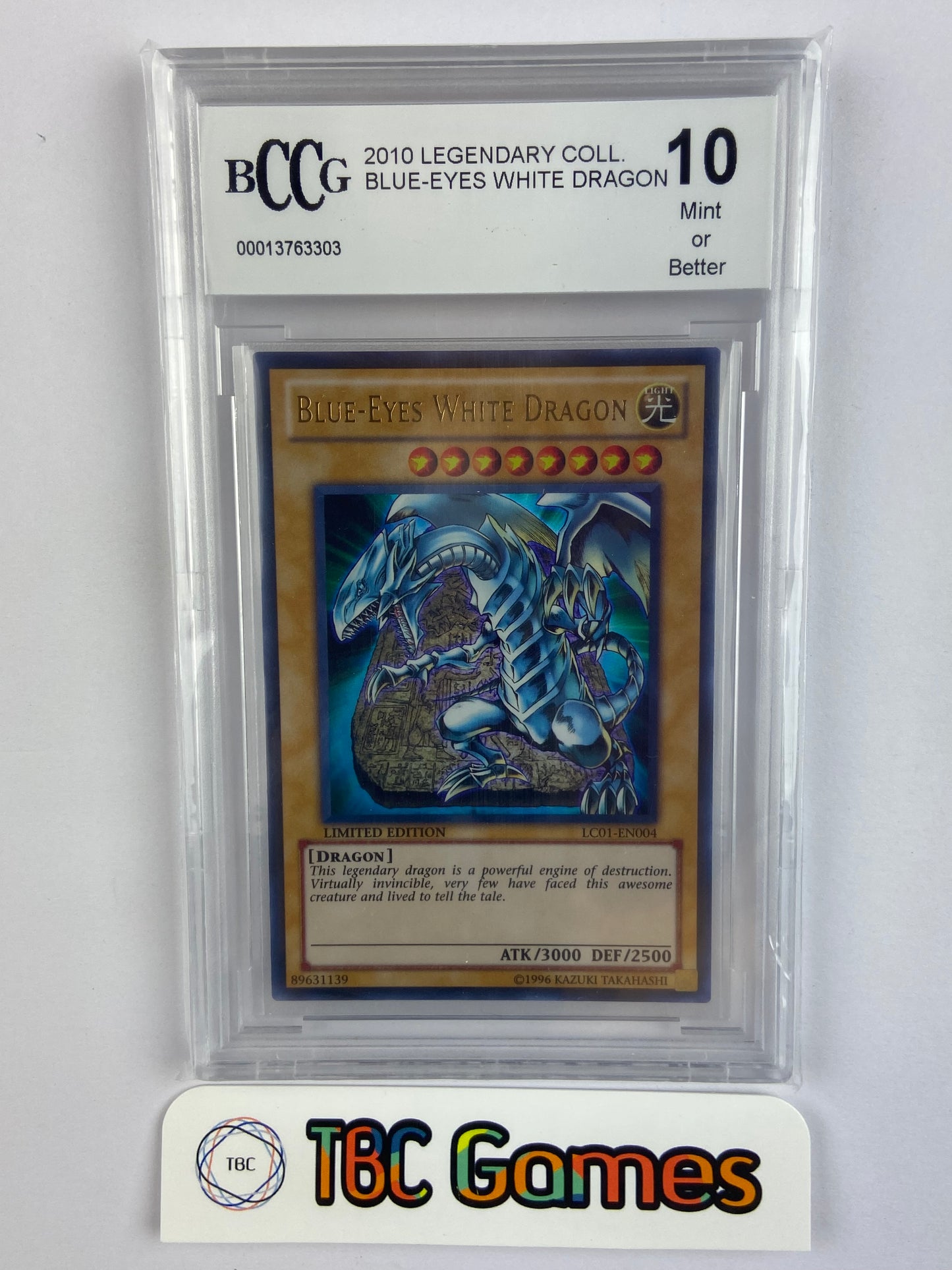 Blue-Eyes White Dragon Legendary Collection LC01-EN004 BCCG 10