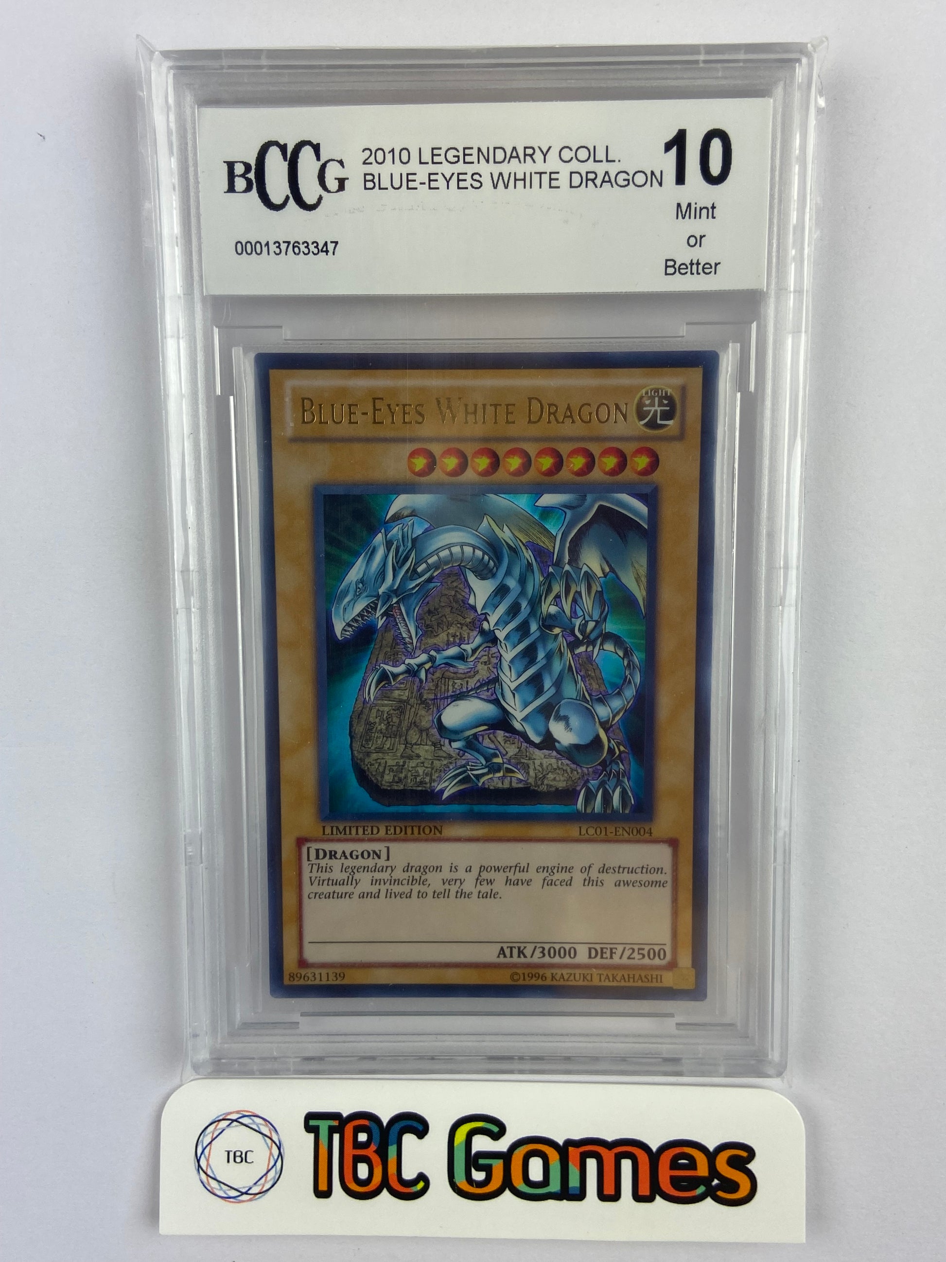 Blue-Eyes White Dragon Legendary Collection LC01-EN004 BCCG 10 Blue-Eyes White Dragon Legendary Collection LC01-EN004 BCCG 10