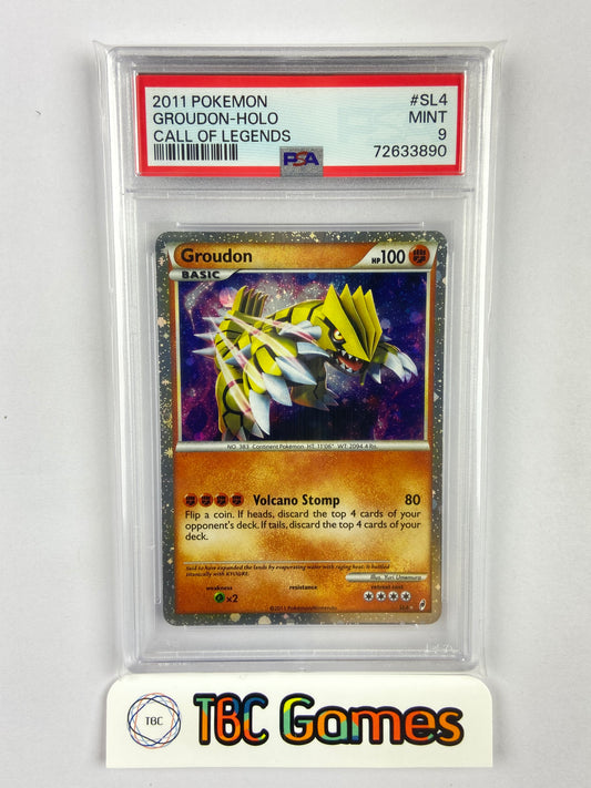 Groudon Call of Legends Shiny SL4 PSA 9