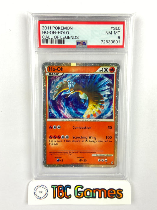 Ho-Oh Call of Legends Shiny SL5 PSA 8