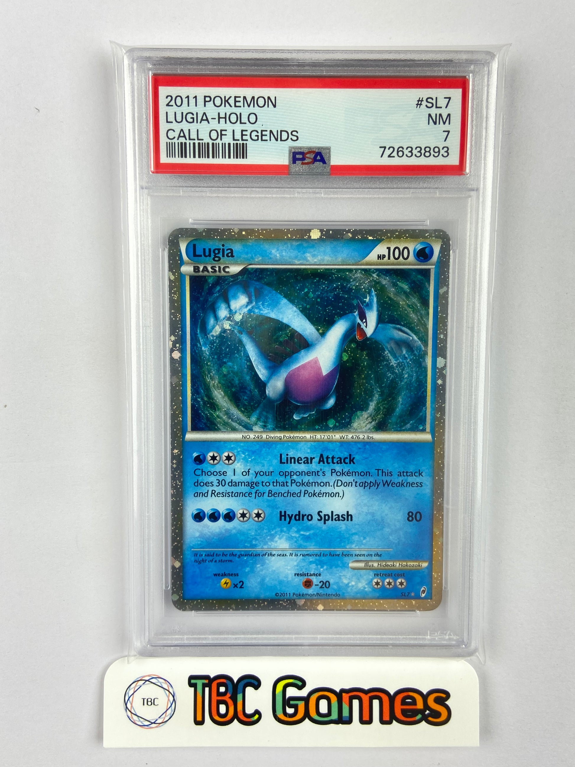 Lugia Call of Legends Shiny SL7 PSA 7 Lugia Call of Legends Shiny SL7 PSA 7