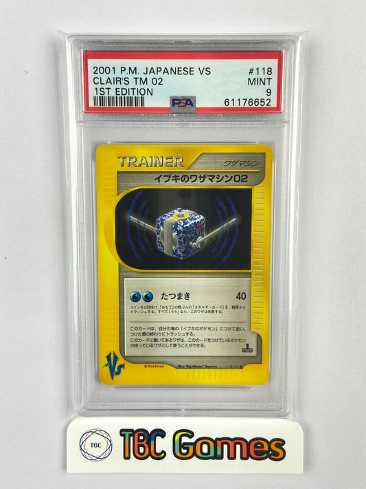 Clair's TM 02 VS Series 1st Edition 118/141 Japanese PSA 9