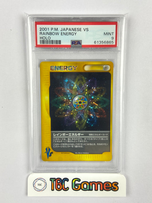 Rainbow Energy VS Series 1st Edition Holo Japanese PSA 9