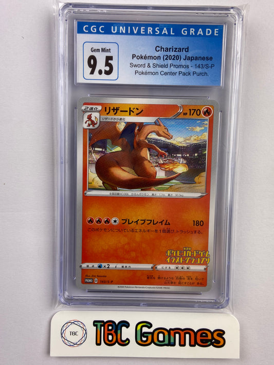Charizard Illustration Grand Prix Promo 143/S-P CGC 9.5