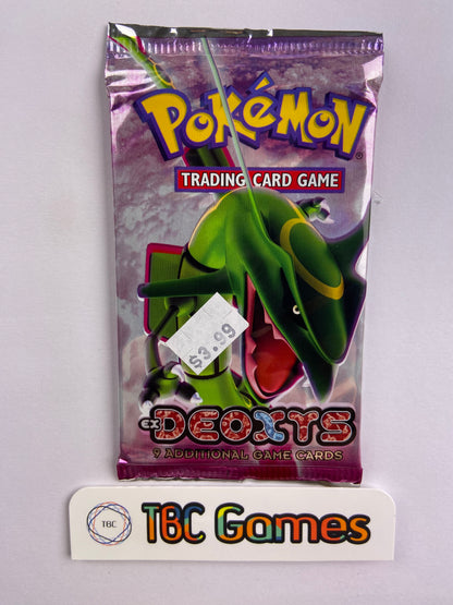 Pokemon TCG: Deoxys EX Booster Pack (Rayquaza) TBC Games Pokemon TCG: Deoxys EX Booster Pack (Rayquaza) TBC Games