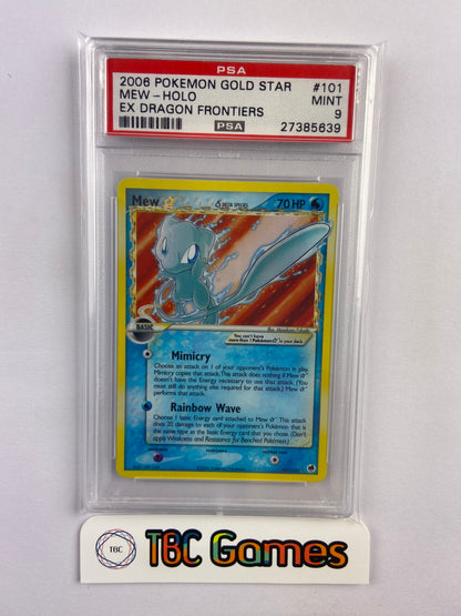Mew Gold Star Dragon Frontiers 101/101 PSA 9