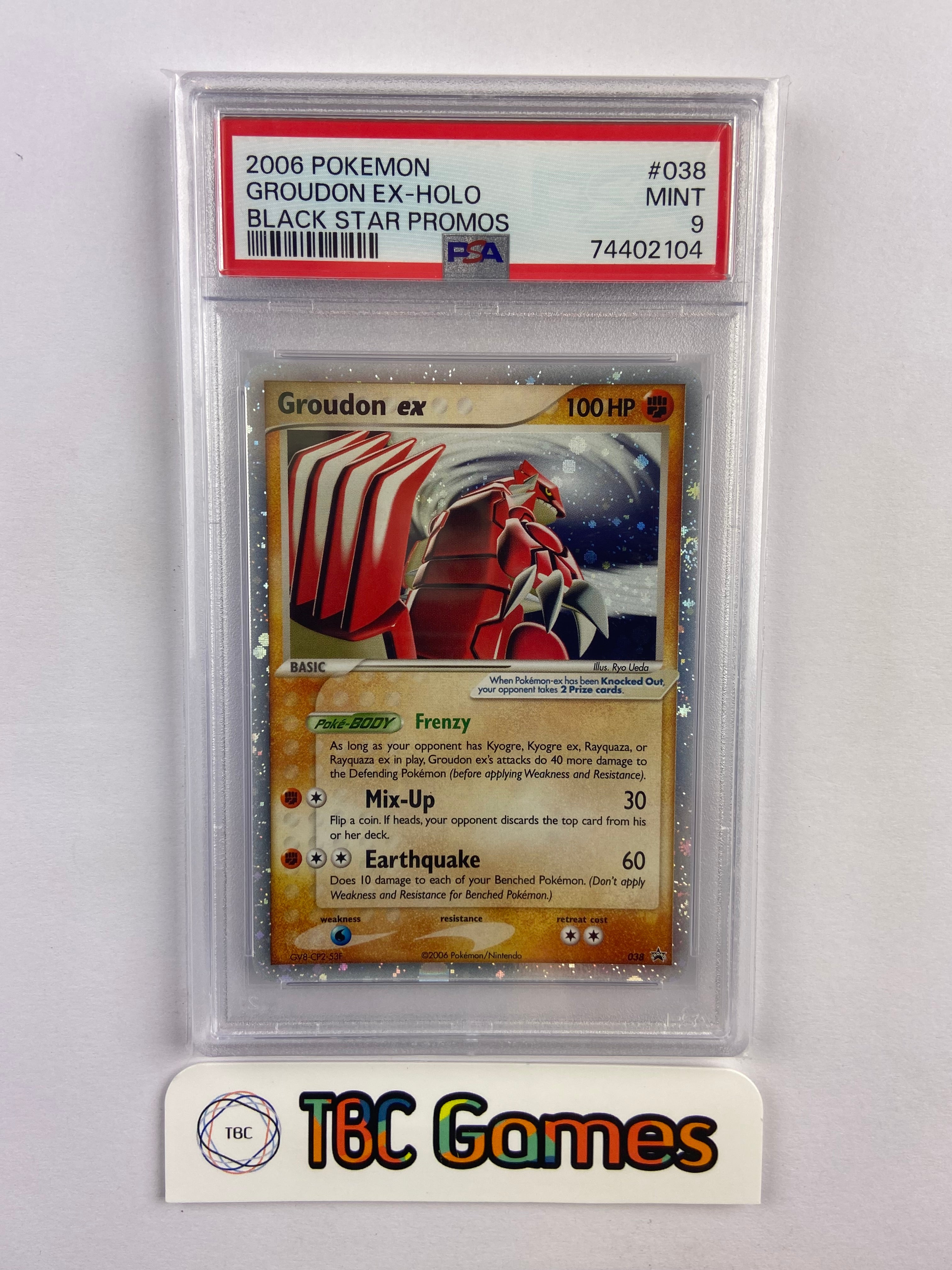 Groudon EX 038 Promo Pokemon factory