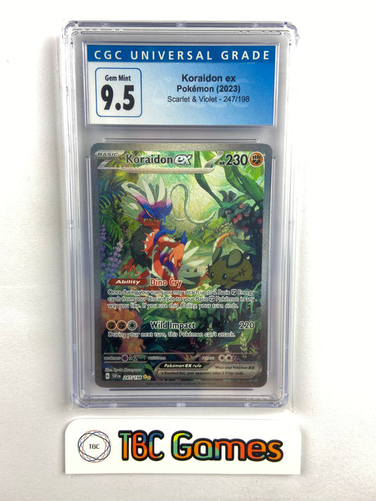 Koraidon ex Scarlet & Violet Base 247/198 CGC 9.5