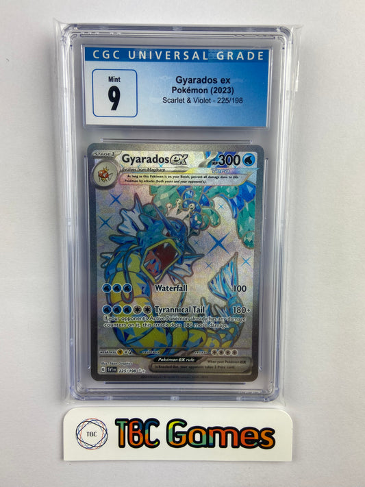 Gyarados ex Scarlet & Violet Base 225/198 CGC 9