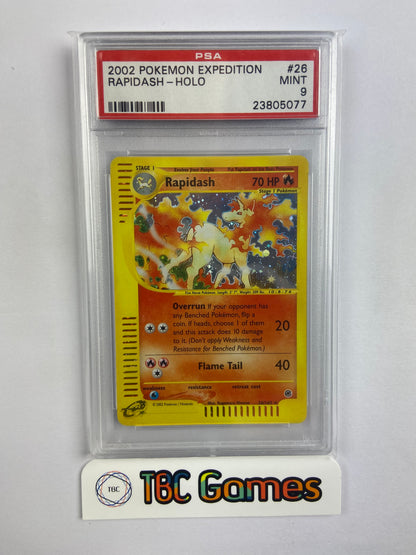 Rapidash Expedition Holo 26/165 PSA 9