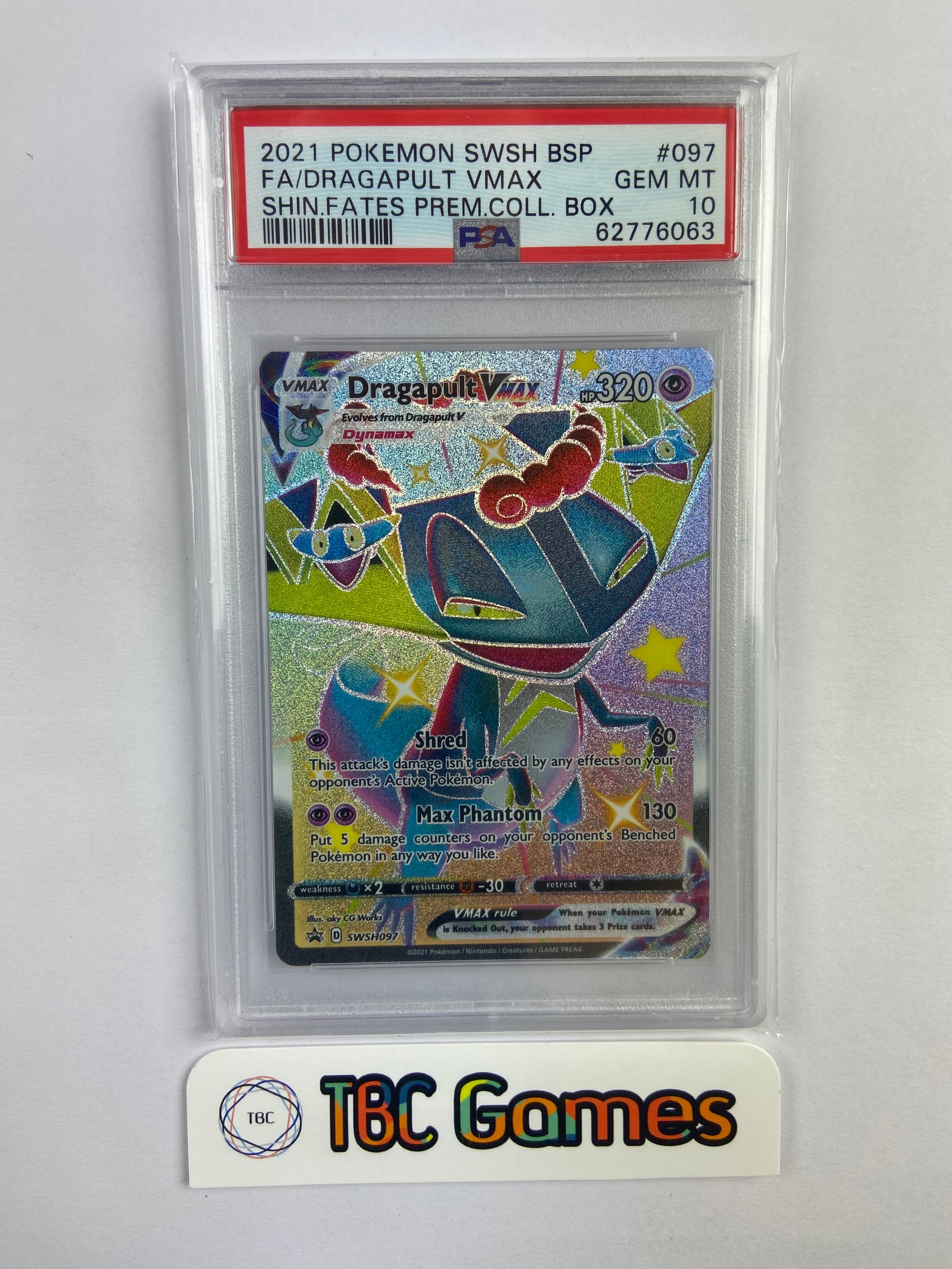 Dragapult VMAX SWSH097 PSA 10 Dragapult VMAX SWSH097 PSA 10