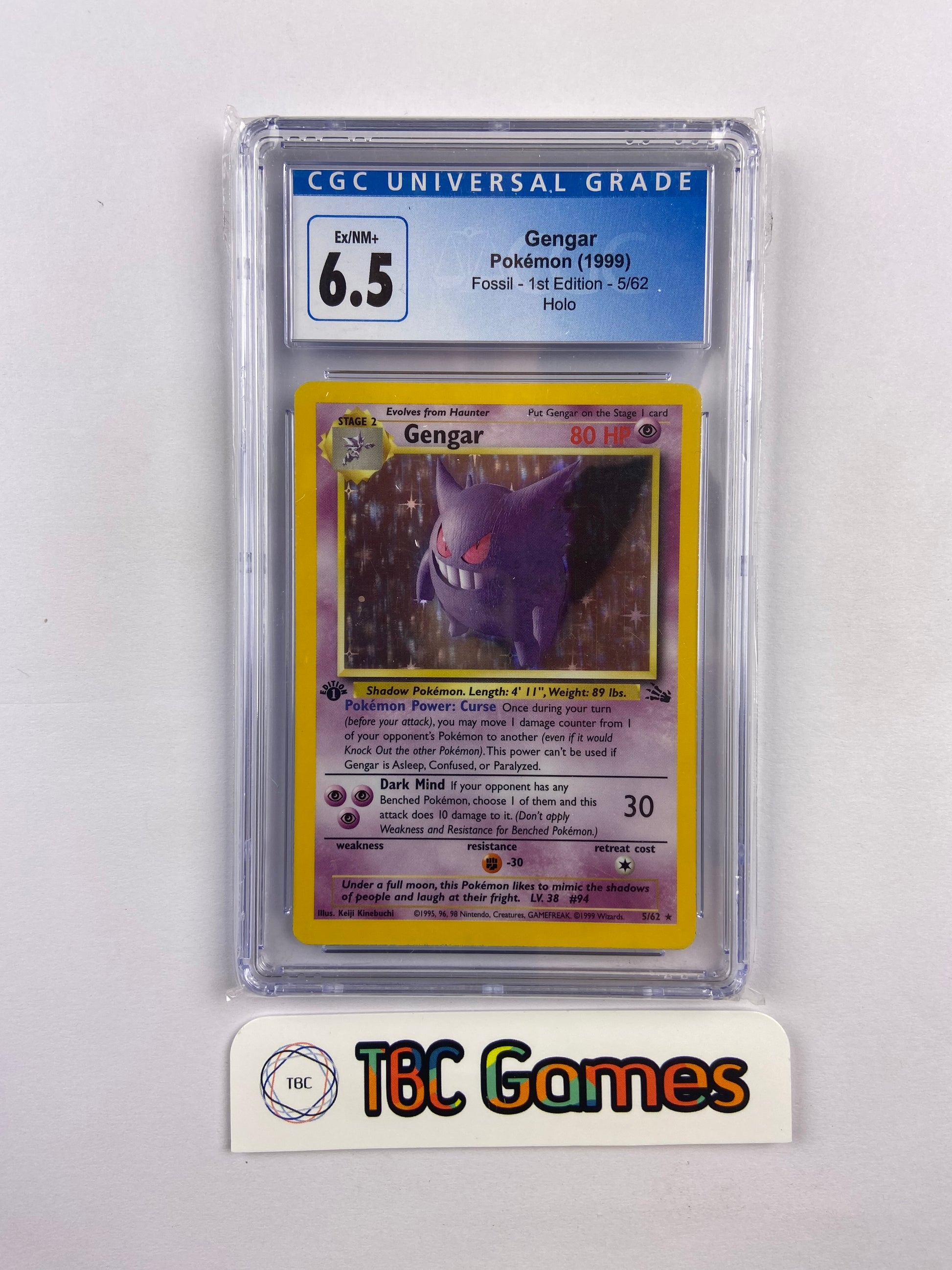 gengar pokemon card holographic 27/130 - Diamond Pearl Reverse Holofoil Colorless Nightmare (100) Your opponents Active Pokmon is now Asleep. Tried a new holo for