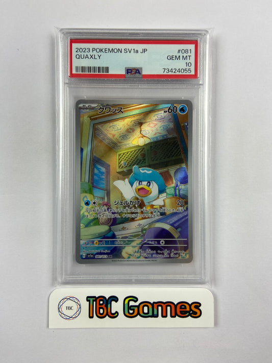 Quaxly Triplet Beat sv1a 081/073 Japanese PSA 10