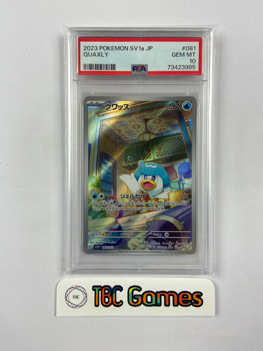 Quaxly Triplet Beat sv1a 081/073 Japanese PSA 10
