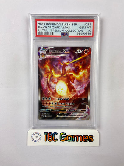 Charizard VMAX Ultra Premium Collection Promo SWSH261 PSA 10 TBC Games Charizard VMAX Ultra Premium Collection Promo SWSH261 PSA 10 TBC Games
