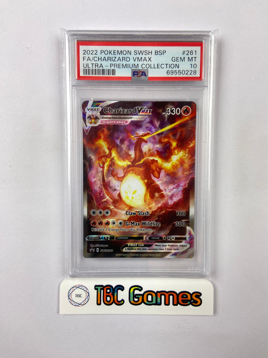 Charizard VMAX Ultra Premium Collection Promo SWSH261 PSA 10