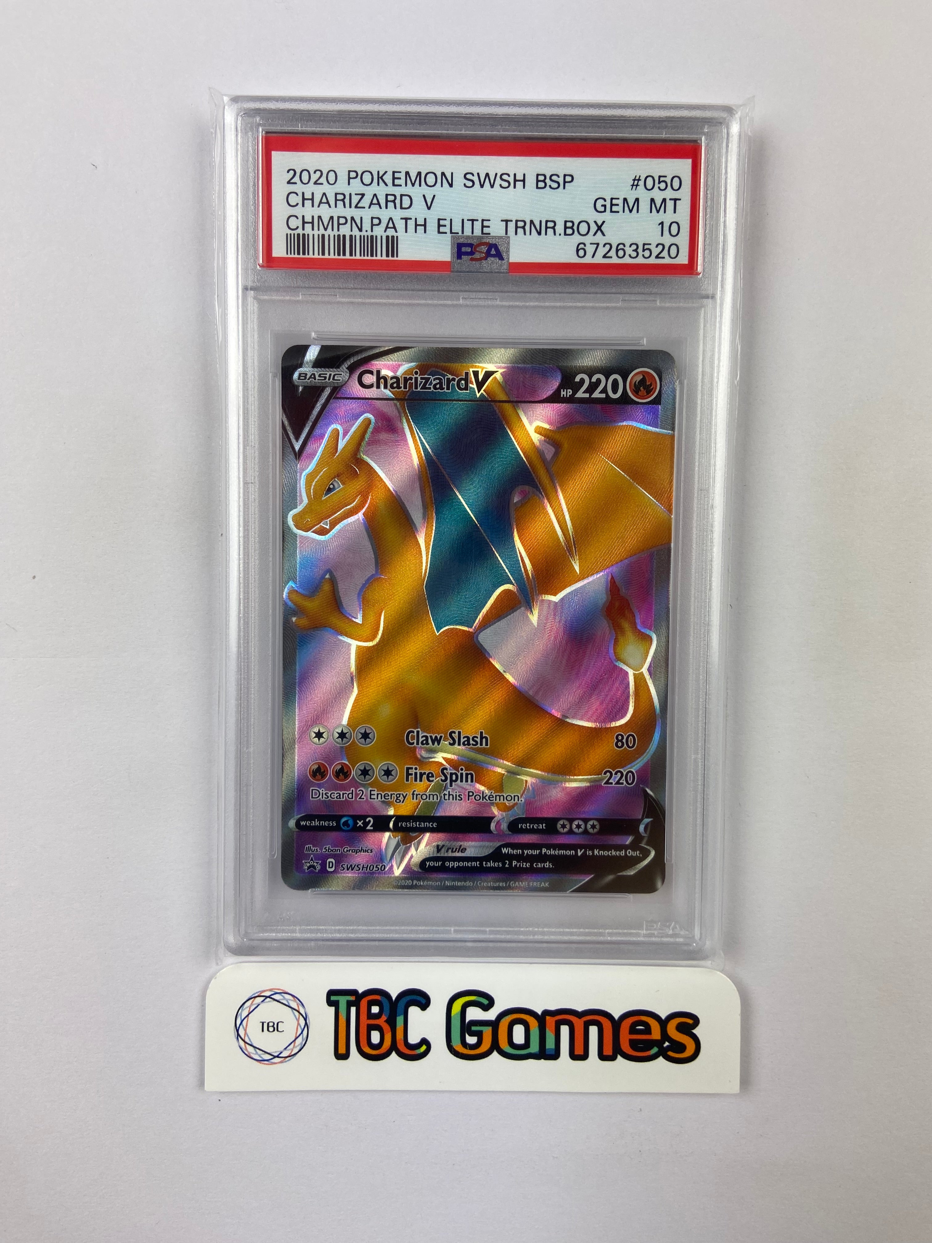 Charizard V PSA 10 hot Promo