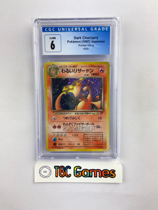 Dark Charizard Rocket Gang Holo Japanese CGC 6
