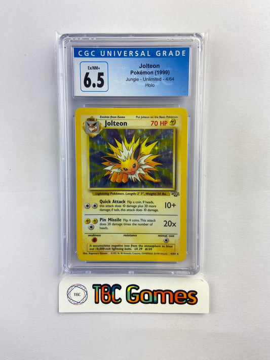 Jolteon Jungle Holo 4/64 CGC 6.5