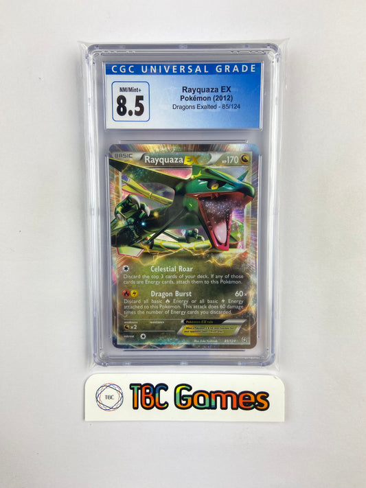 Rayquaza EX Dragons Exalted 85/124 CGC 8.5