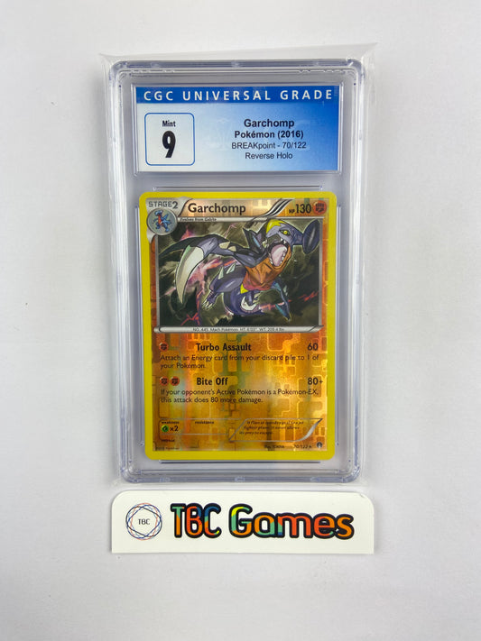 Garchomp Reverse Holo Breakpoint 70/122 CGC 9