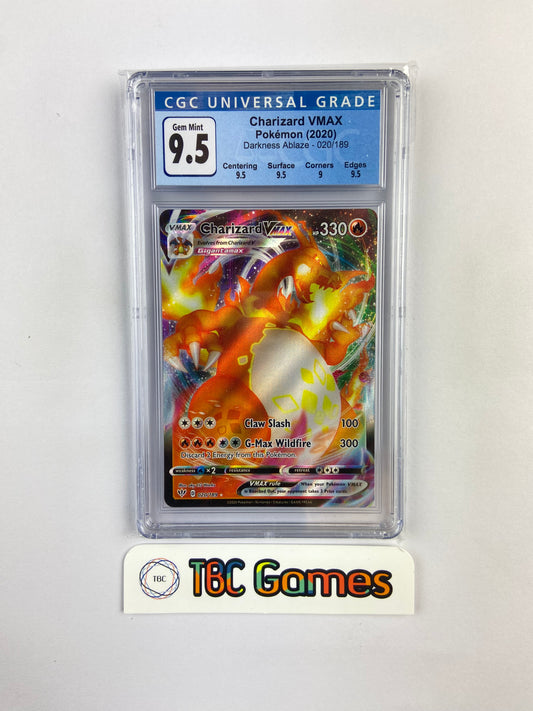 Charizard VMAX Darkness Ablaze 020/189 CGC 9.5